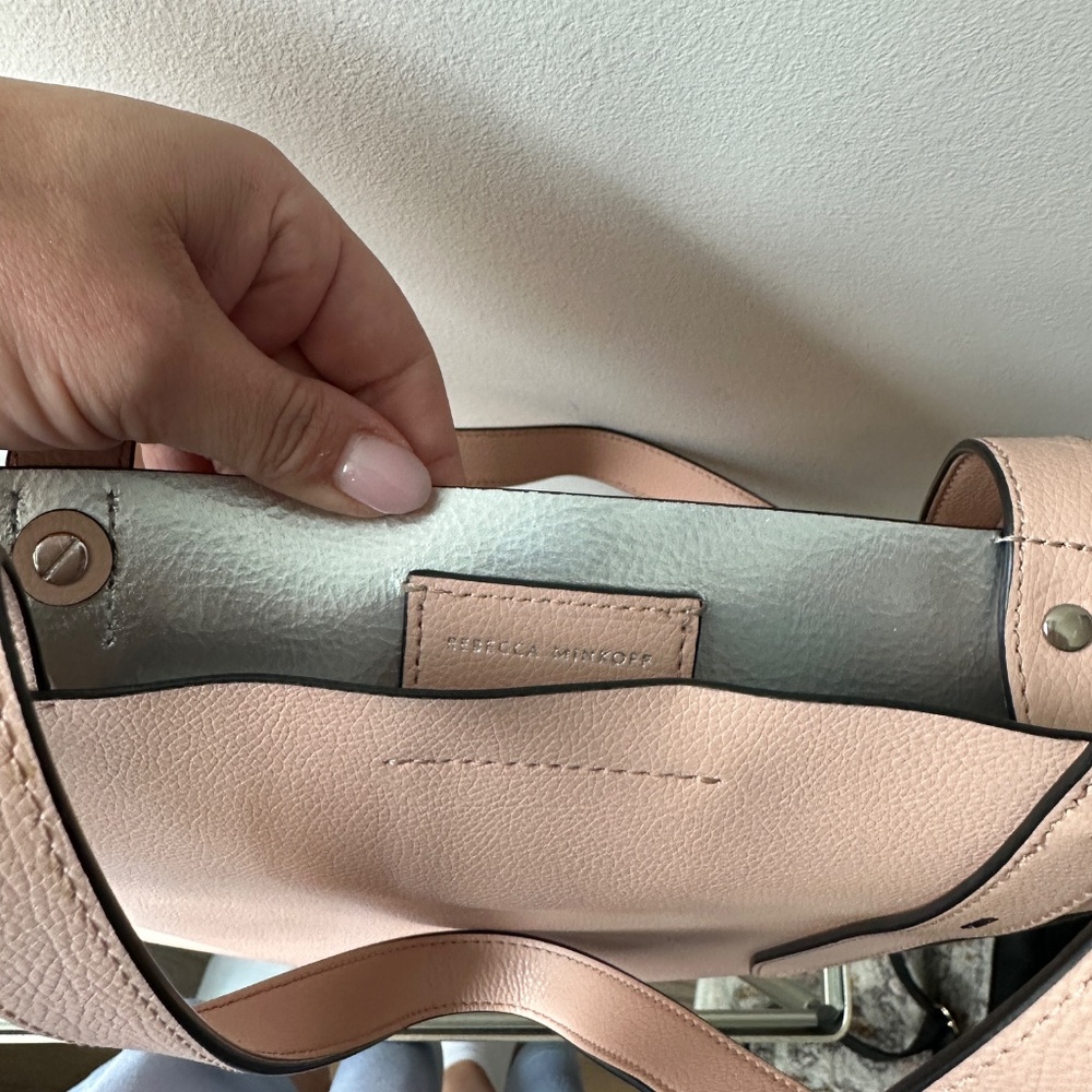 Rebecca Minkoff Stella Large Leather Tote Color: Mink - Picture 7 of 7